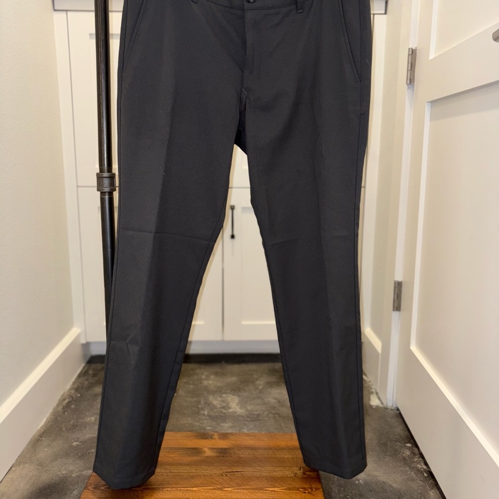 Mizzen+Main Black Men's Slim Dress Pants